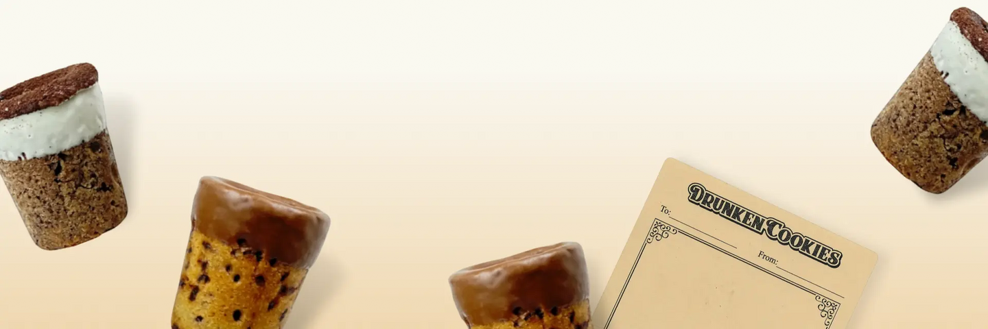 FREE GIFT NOTE & COOKIE SHOT WITH EVERY PURCHASE